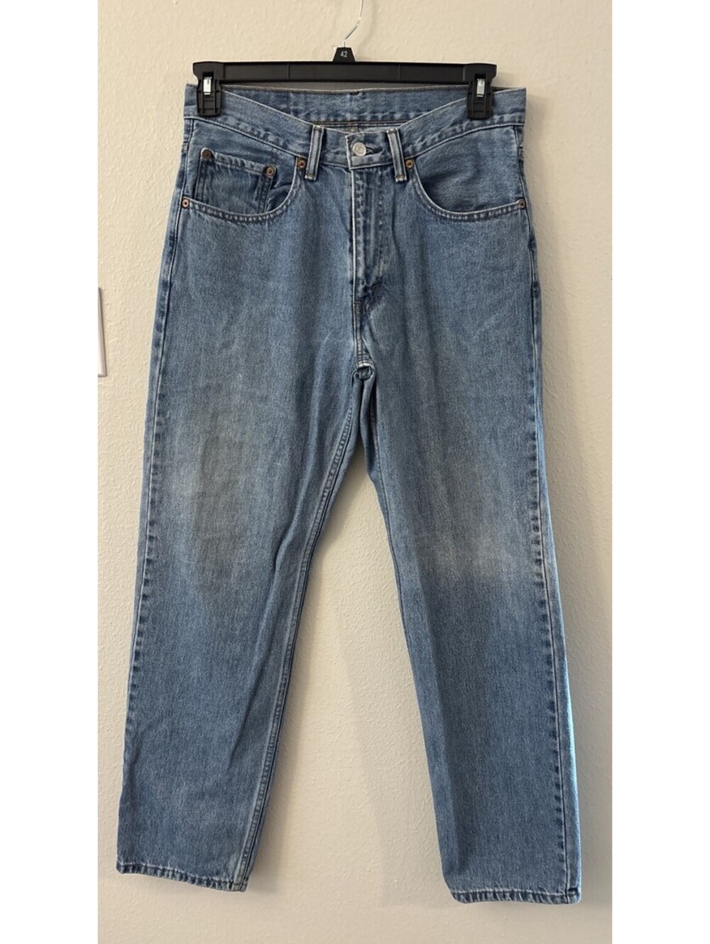 Levi's 550 Relaxed Fit Jeans Medium Wash Mens Size 31x32 Straight Leg
